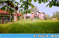 Panoramic view of the holiday park